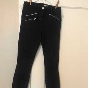 Gap- Modern stretch skinny black pants-2R